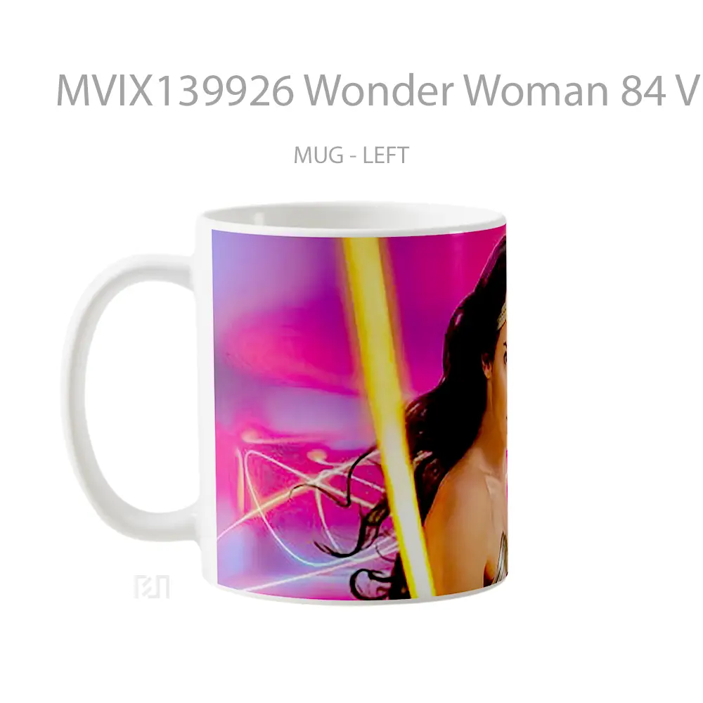 Mug Wonder Woman 84 V1 Gelas Superhero - All-side / Desain