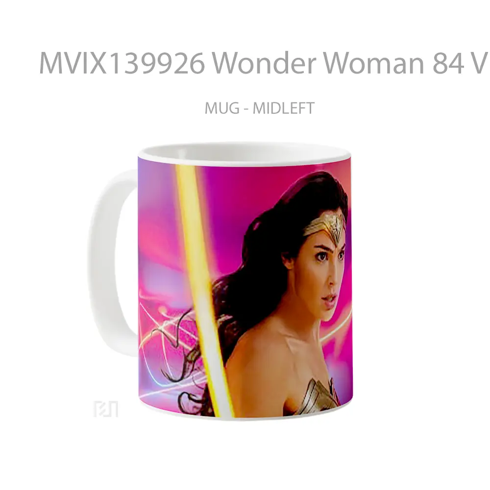Mug Wonder Woman 84 V1 Gelas Superhero - All-side / Desain