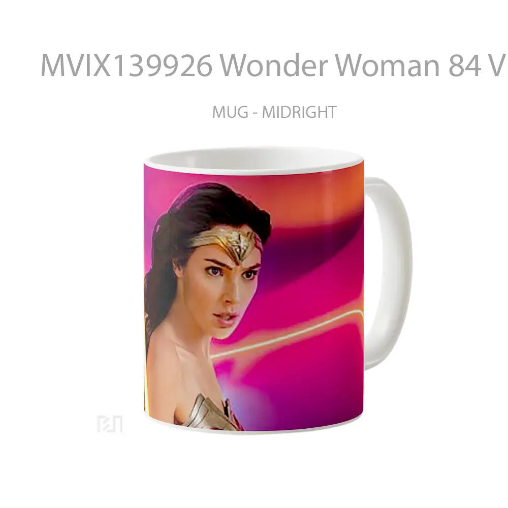 Mug Wonder Woman 84 V1 Gelas Superhero - All-side / Desain
