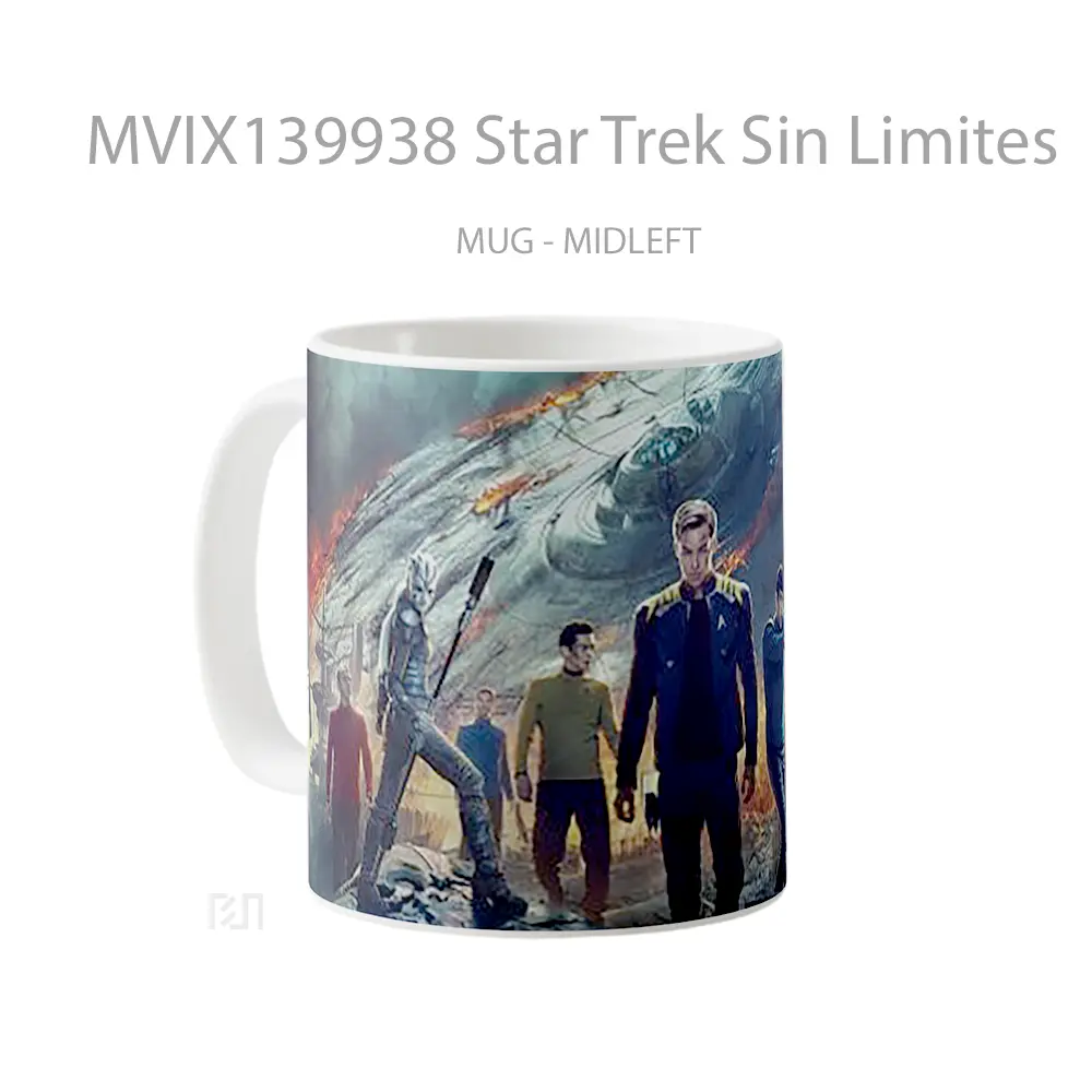 Mug Star Trek Sin Limites Gelas Astronomi - All-side / Desain