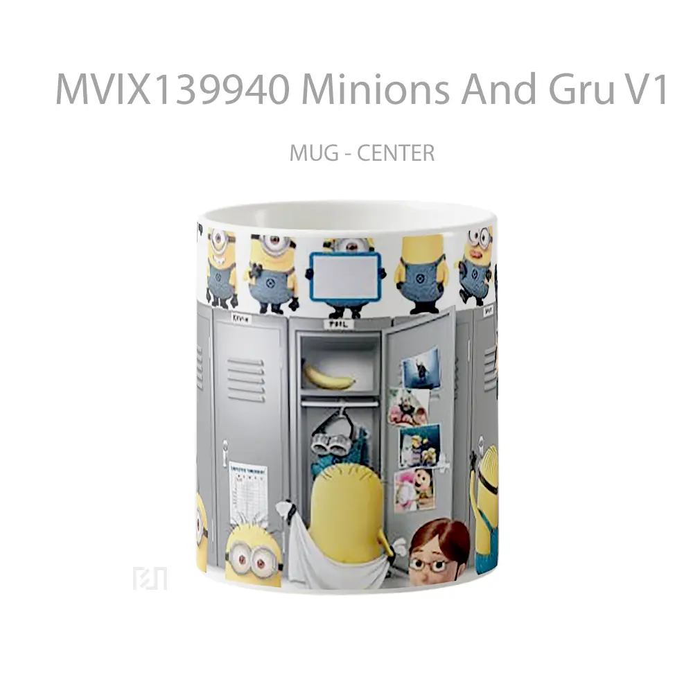 Mug Minions And Gru V1 Gelas Kartun