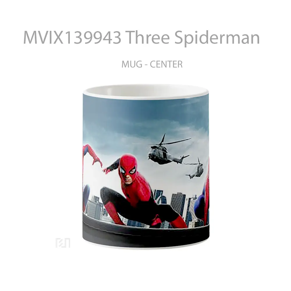 Mug Three Spiderman Gelas Superhero