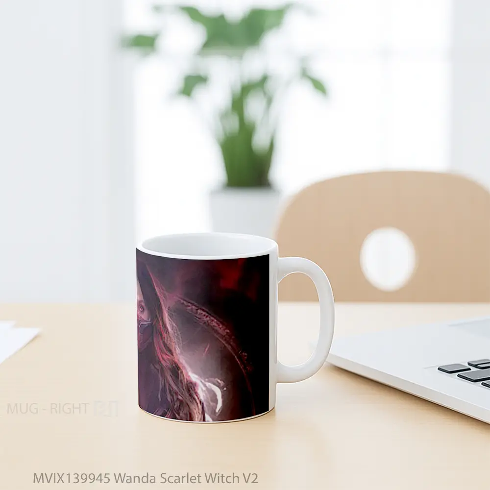 Mug Wanda Scarlet Witch V2 Gelas Superhero - All-side / Desain