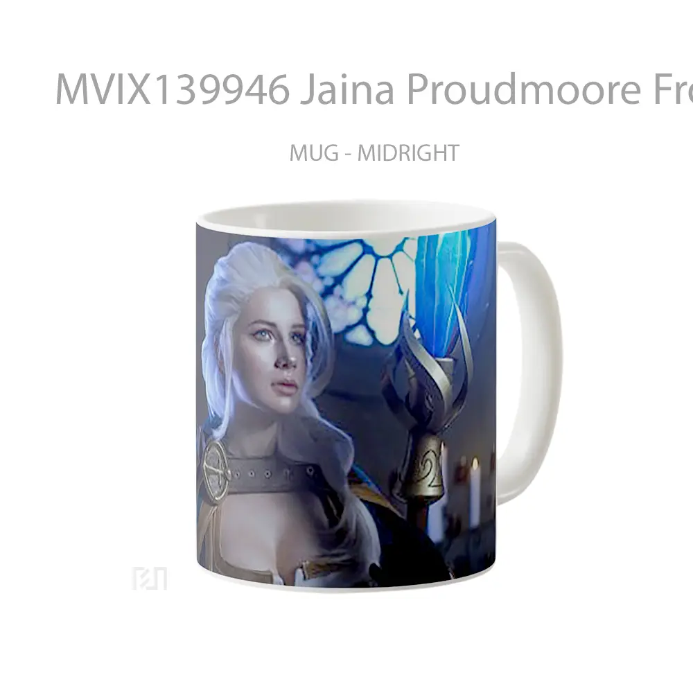 Mug Jaina Proudmoore From The World Of Warcraft Gelas Keramik Unik - All-side / Desain