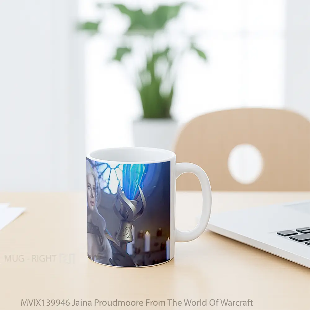 Mug Jaina Proudmoore From The World Of Warcraft Gelas Keramik Unik - All-side / Desain