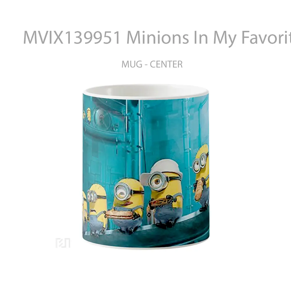 Mug Minions In My Favorite Villain 2 Gelas Kartun