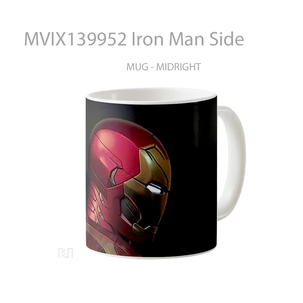 Mug Iron Man Side Gelas Superhero - All-side / Desain