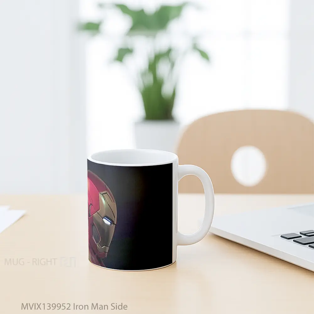 Mug Iron Man Side Gelas Superhero - All-side / Desain