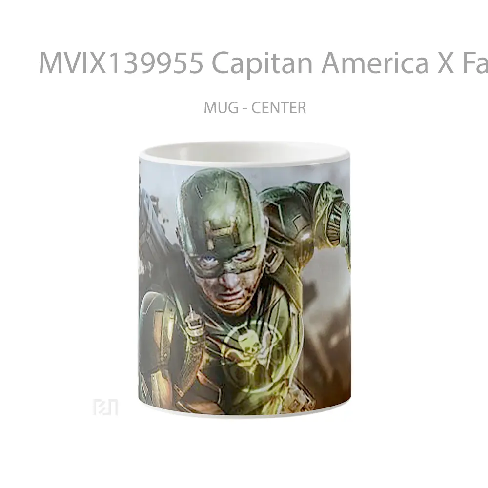 Mug Capitan America X Falcon Gelas Keramik Unik