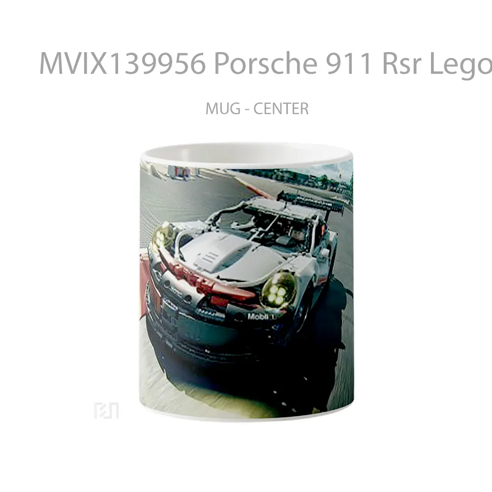 Mug Porsche 911 Rsr Lego Cangkir Mobil