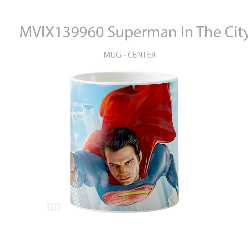Mug Superman In The City Gelas Superhero