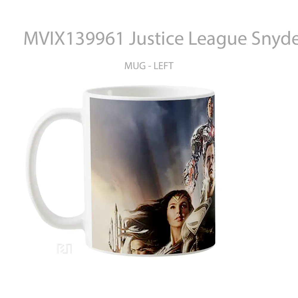 Mug Justice League Snyder Variant Gelas Superhero - All-side / Desain