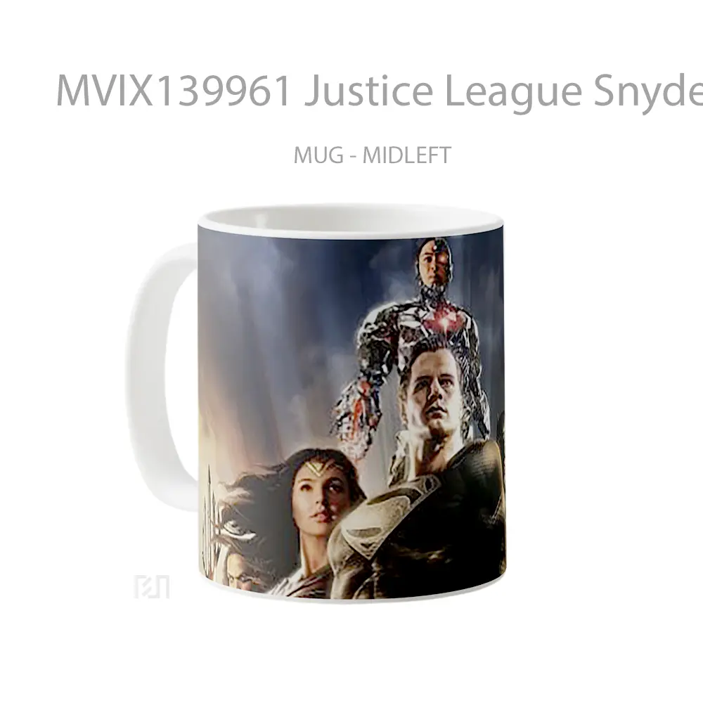 Mug Justice League Snyder Variant Gelas Superhero - All-side / Desain