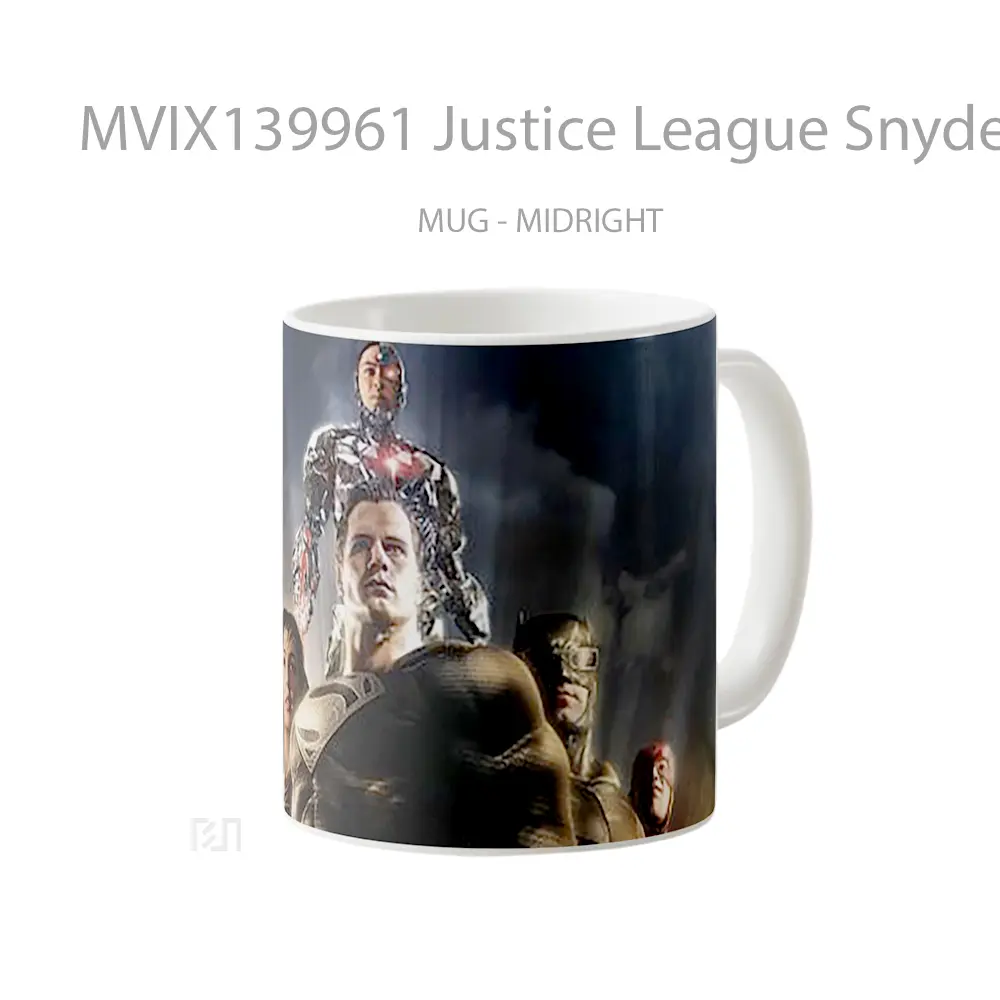 Mug Justice League Snyder Variant Gelas Superhero - All-side / Desain