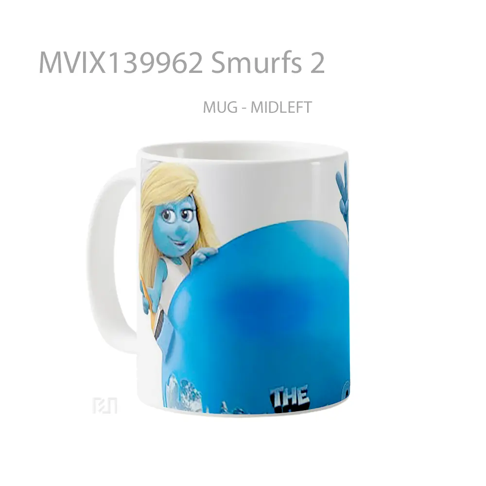 Mug Smurfs 2 Gelas Keramik Unik - All-side / Desain