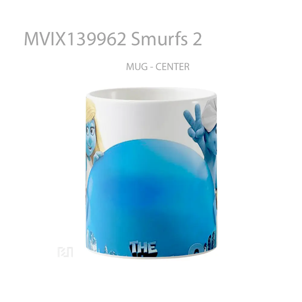 Mug Smurfs 2 Gelas Keramik Unik