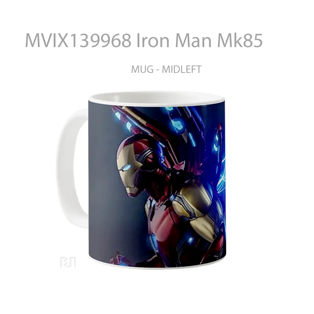 Mug Iron Man Mk85 Gelas Superhero - All-side / Desain