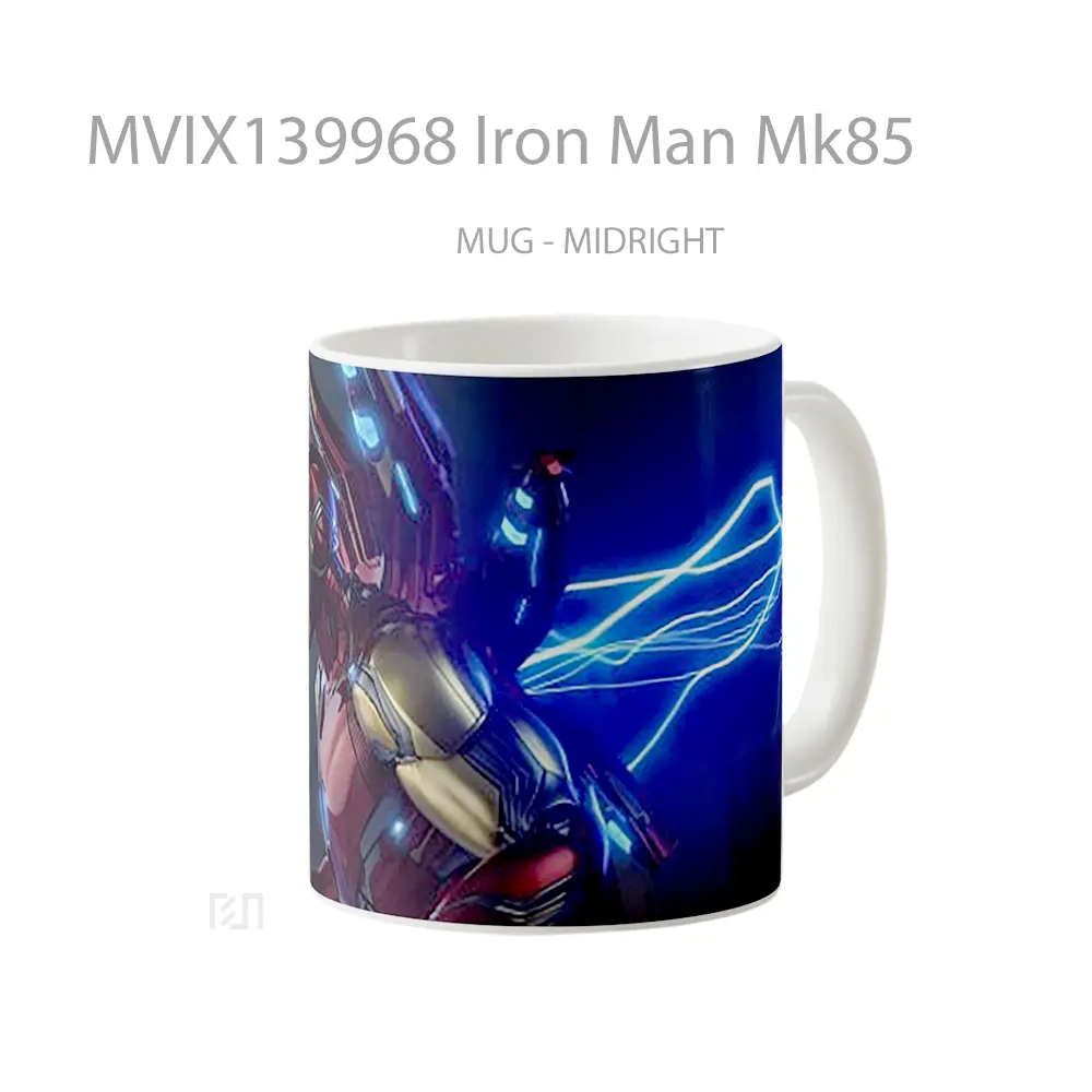 Mug Iron Man Mk85 Gelas Superhero - All-side / Desain