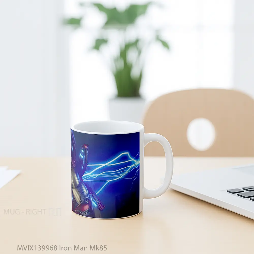 Mug Iron Man Mk85 Gelas Superhero - All-side / Desain