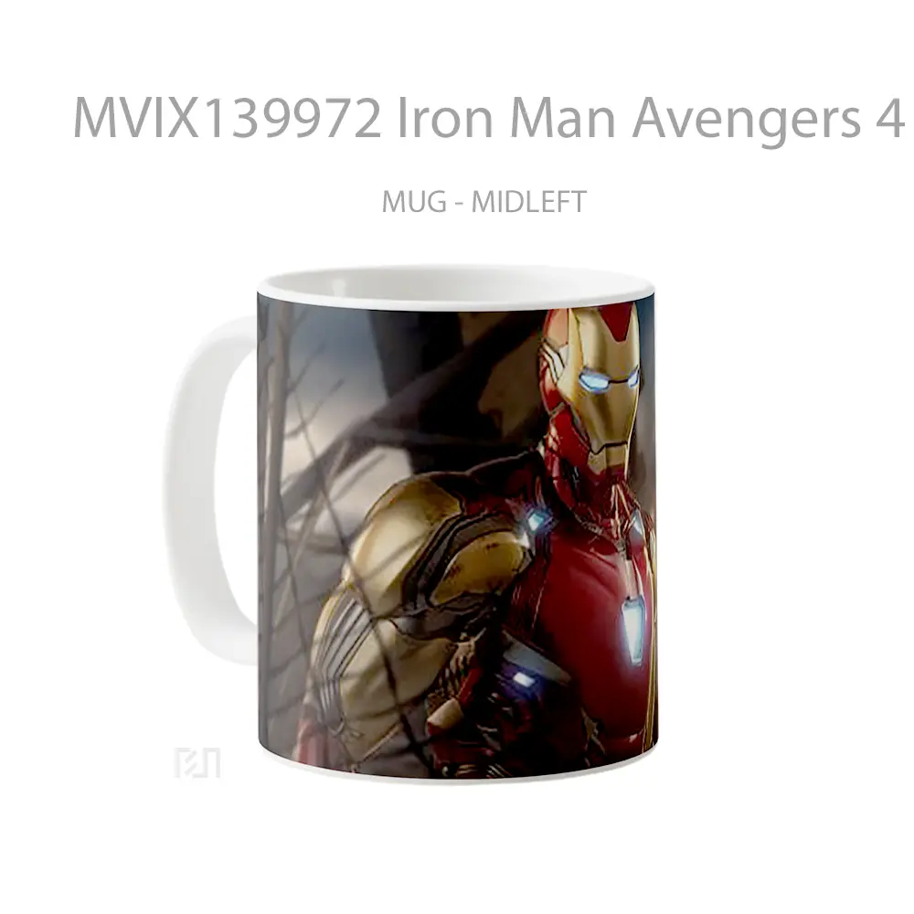 Mug Iron Man Avengers 4 Gelas Superhero - All-side / Desain