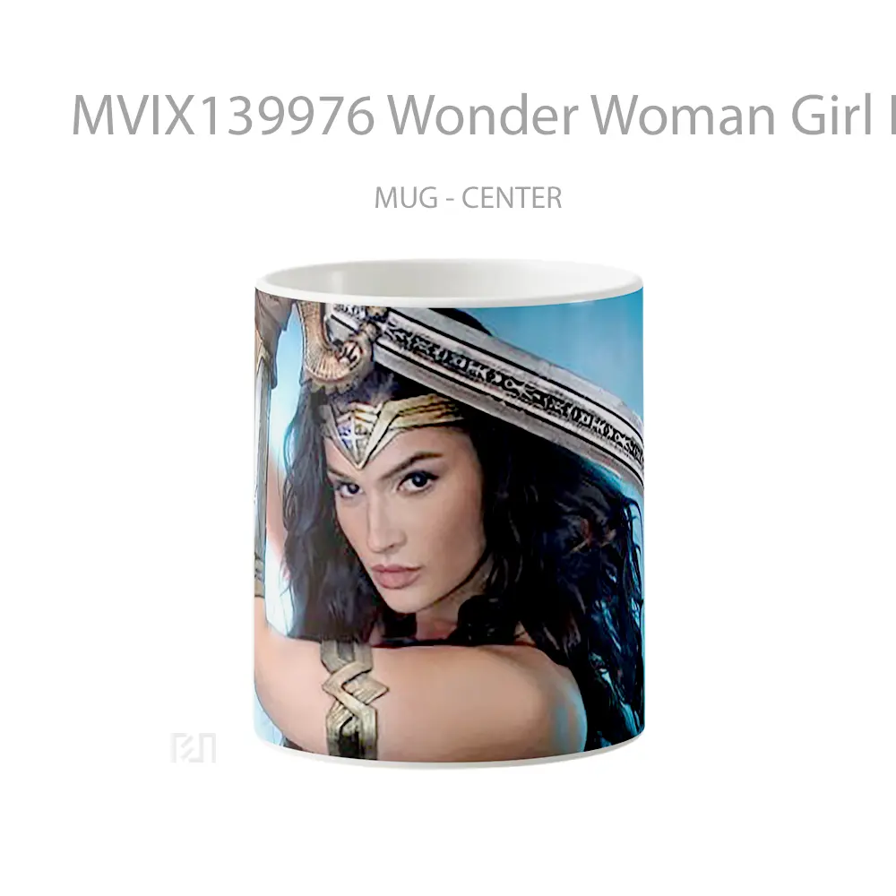 Mug Wonder Woman Girl In Cosplay Gelas Superhero