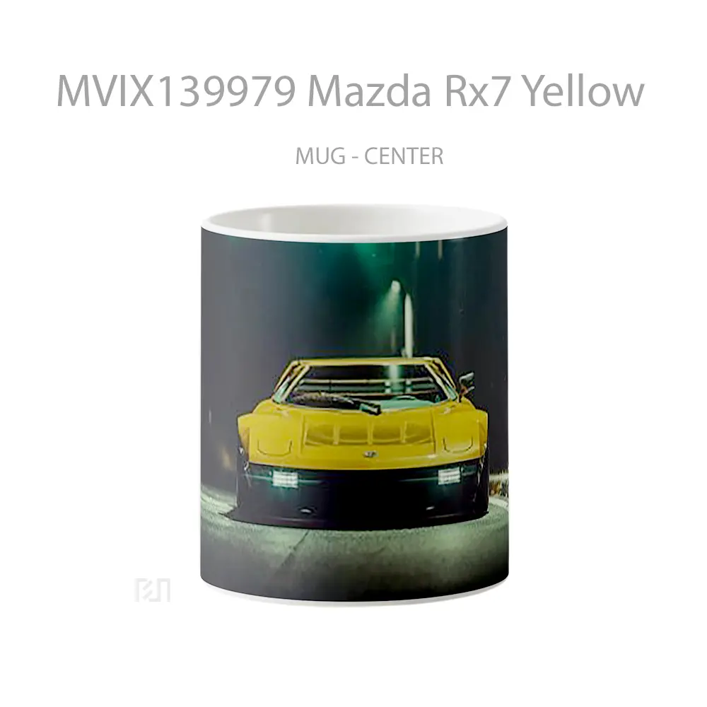 Mug Mazda Rx7 Yellow Cangkir Mobil