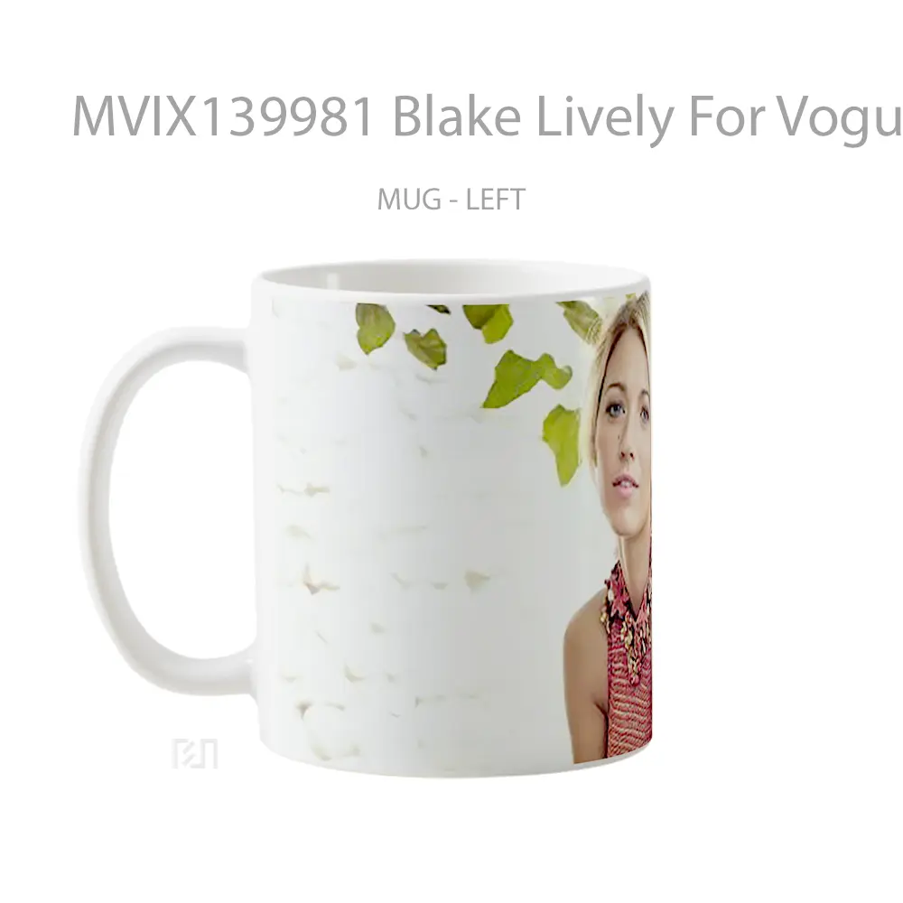 Mug Blake Lively For Vogue Gelas Keramik Unik - All-side / Desain