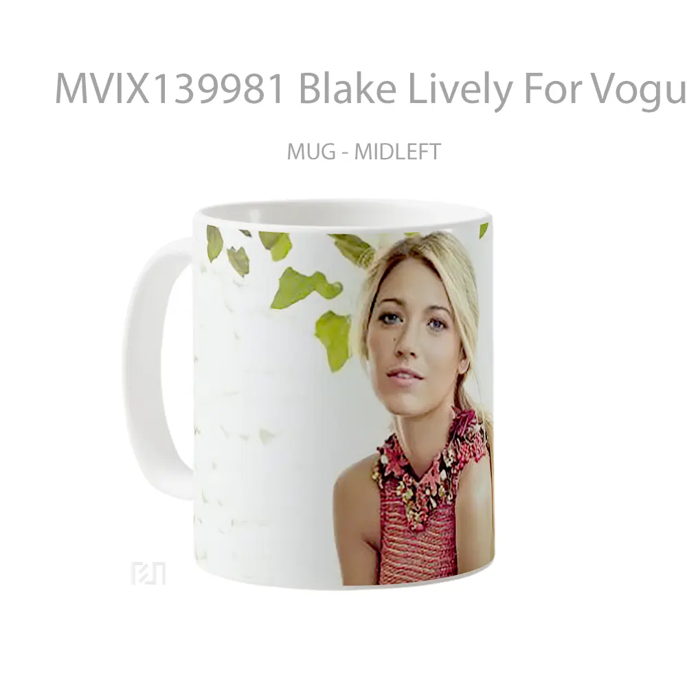 Mug Blake Lively For Vogue Gelas Keramik Unik - All-side / Desain