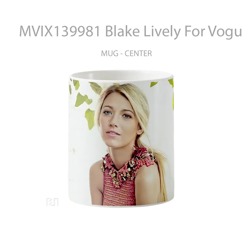 Mug Blake Lively For Vogue Gelas Keramik Unik