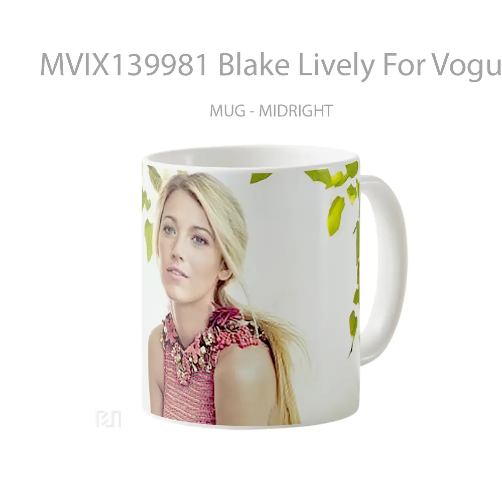 Mug Blake Lively For Vogue Gelas Keramik Unik - All-side / Desain