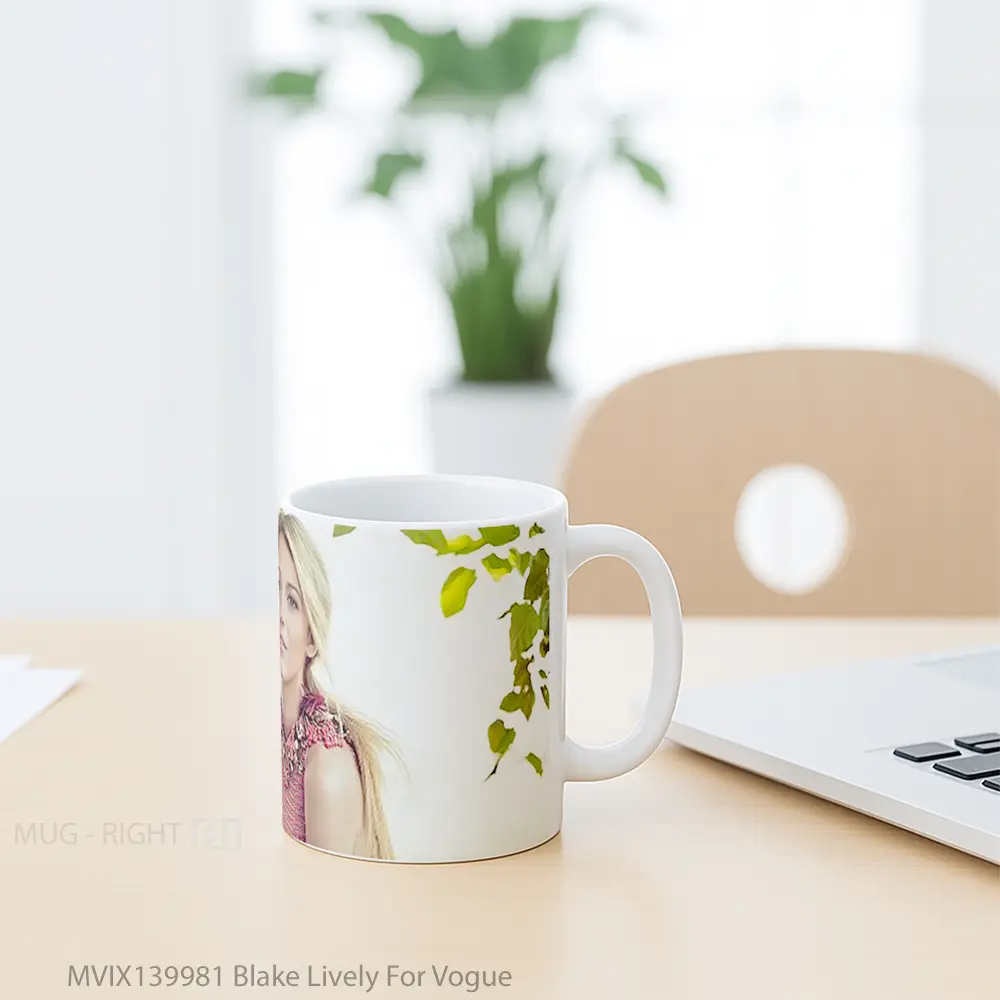 Mug Blake Lively For Vogue Gelas Keramik Unik - All-side / Desain