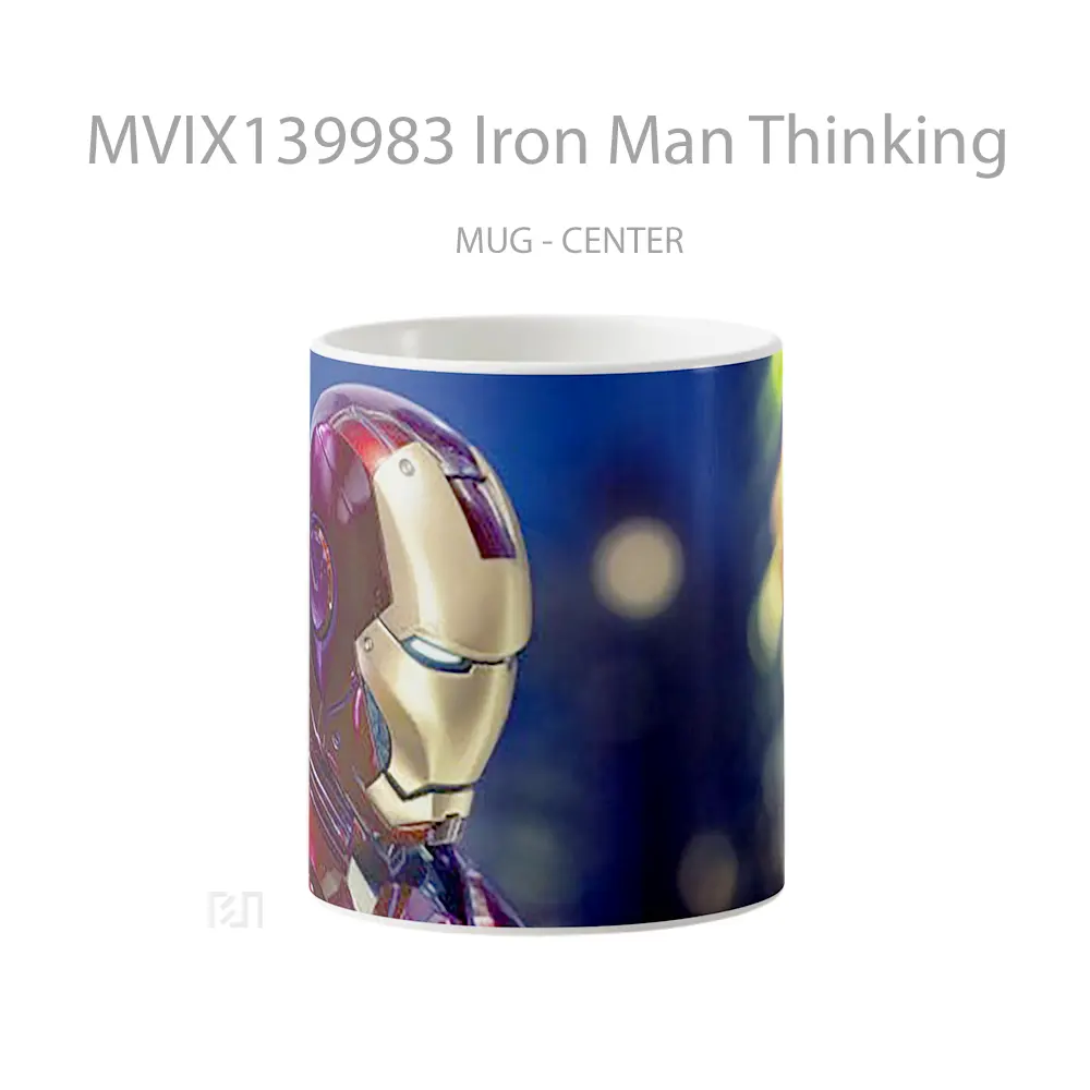 Mug Iron Man Thinking Gelas Superhero