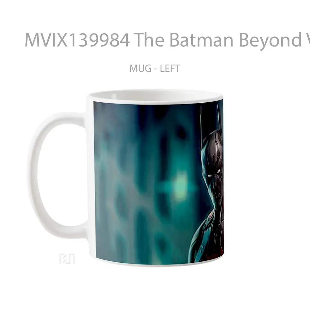 Mug The Batman Beyond V2 Gelas Superhero - All-side / Desain