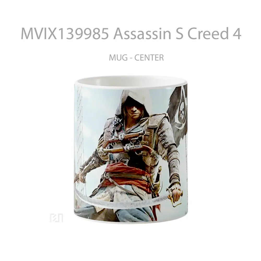Mug Assassin S Creed 4 Gelas Keramik Unik