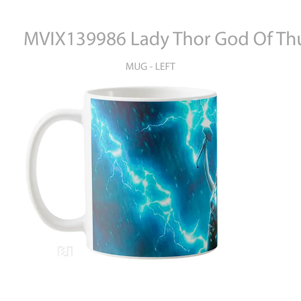 Mug Lady Thor God Of Thunder Gelas Superhero - All-side / Desain