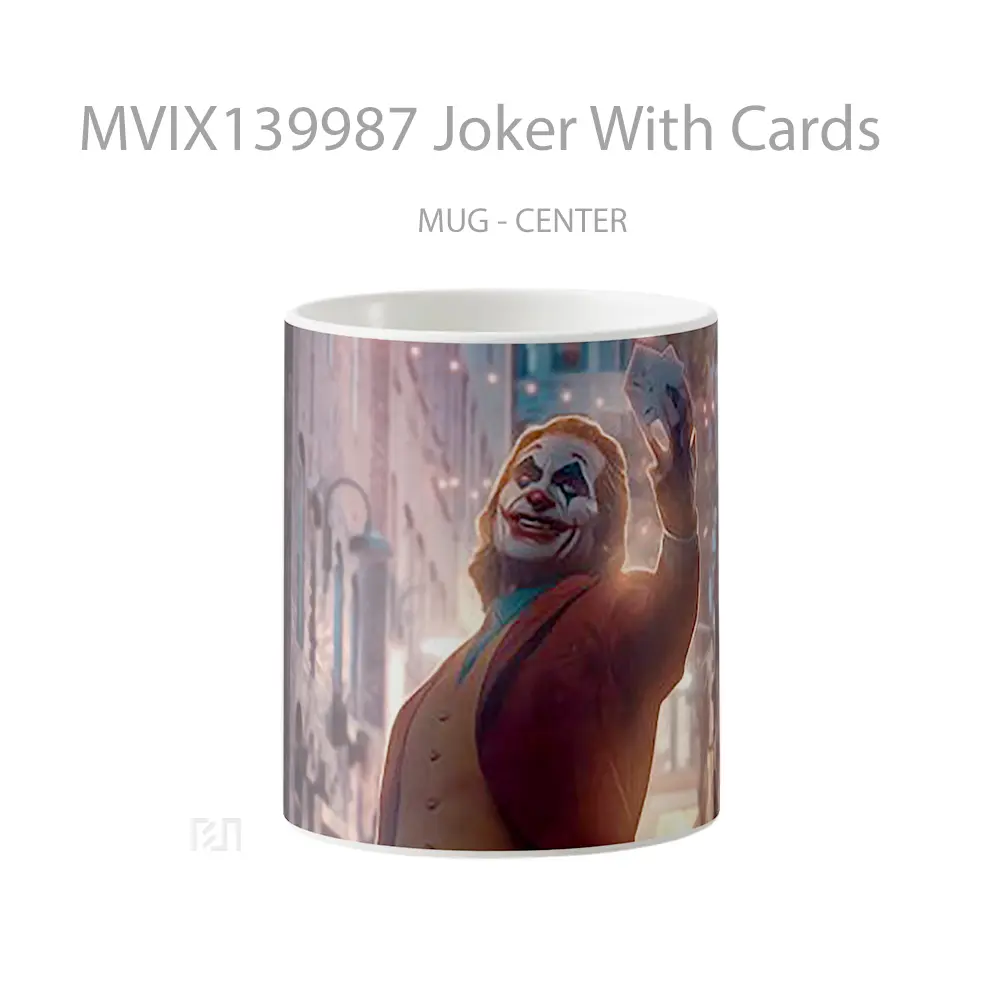 Mug Joker With Cards Gelas Superhero