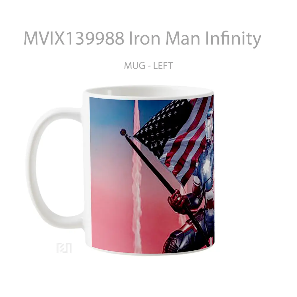 Mug Iron Man Infinity Gelas Superhero - All-side / Desain