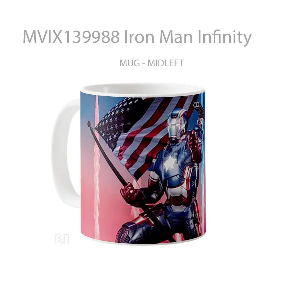 Mug Iron Man Infinity Gelas Superhero - All-side / Desain