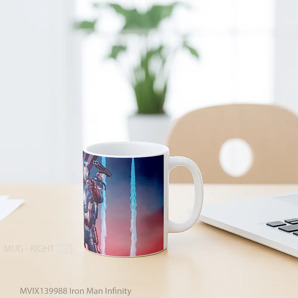 Mug Iron Man Infinity Gelas Superhero - All-side / Desain