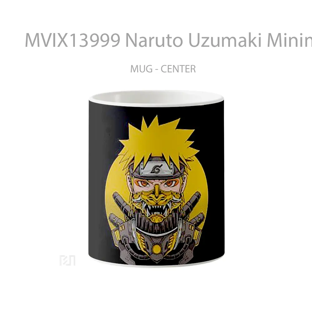 Mug Naruto Uzumaki Minimalist V2 Cangkir Anime