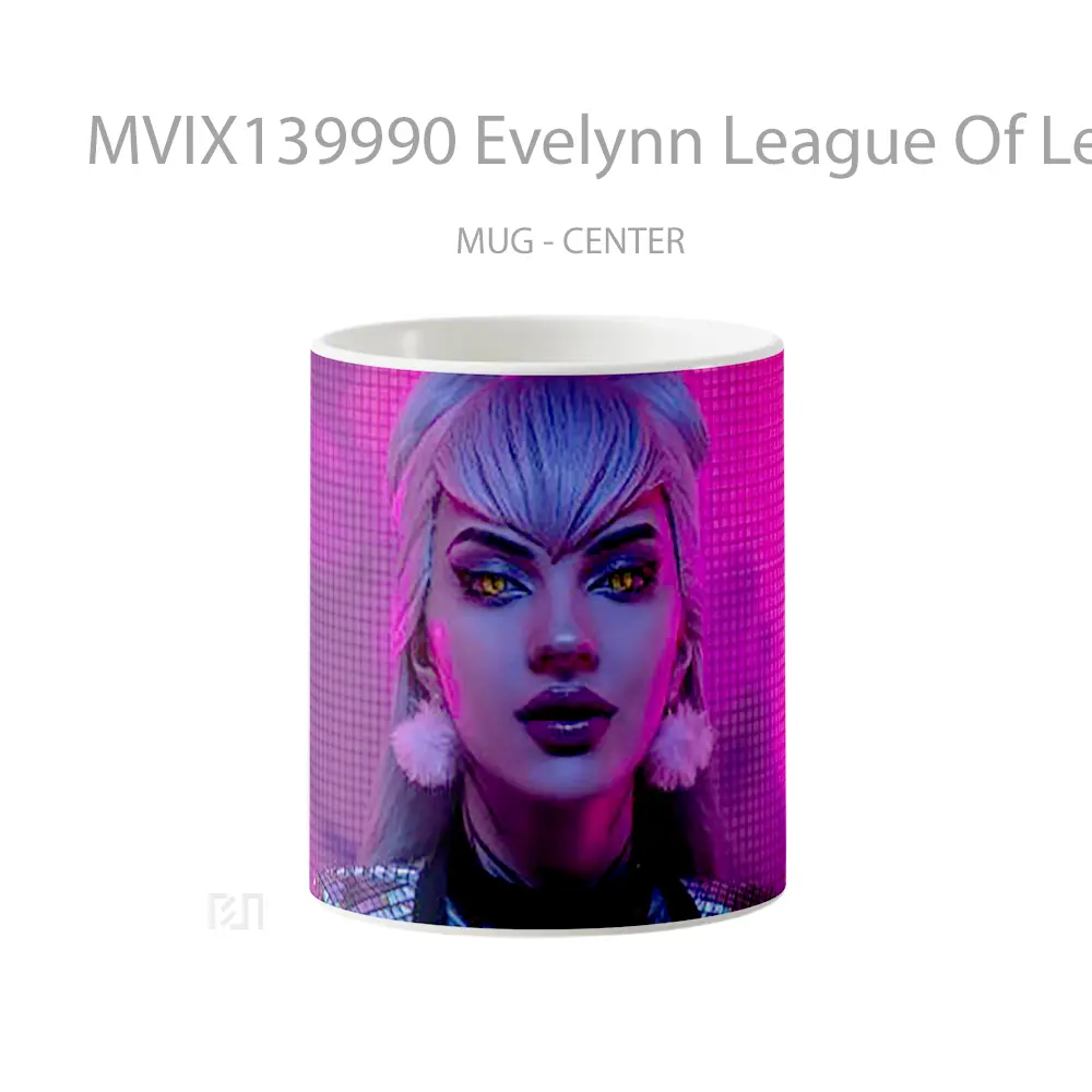 Mug Evelynn League Of Legends Cosplay Cangkir Gamer