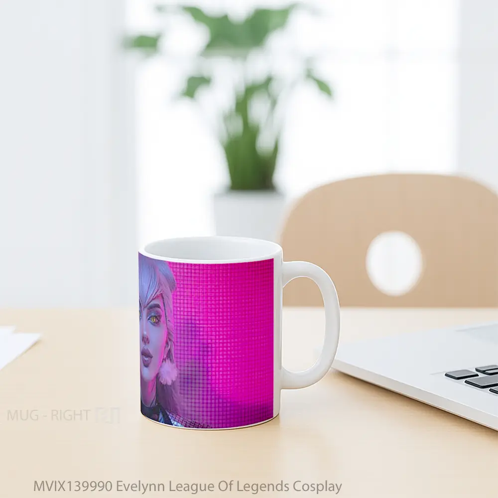 Mug Evelynn League Of Legends Cosplay Cangkir Gamer - All-side / Desain