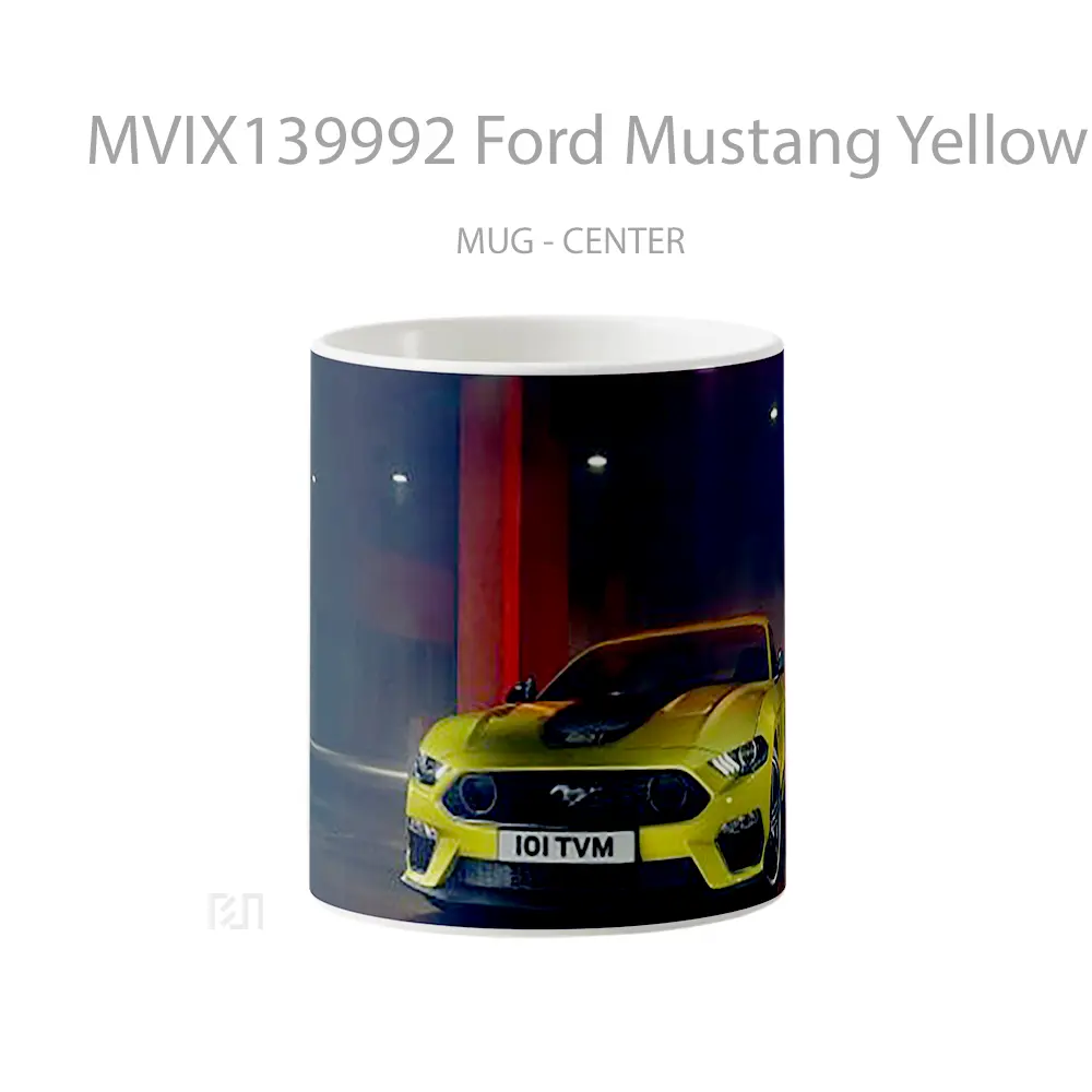 Mug Ford Mustang Yellow Cangkir Mobil