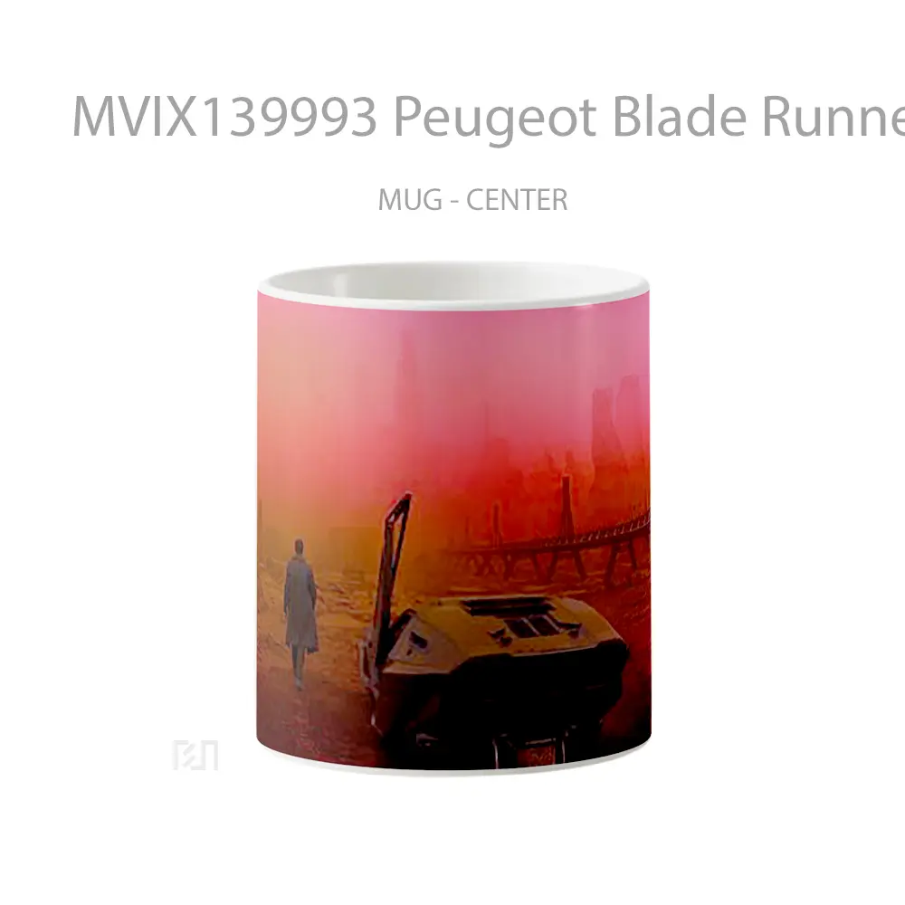 Mug Peugeot Blade Runner 2049 Gelas Keramik Unik