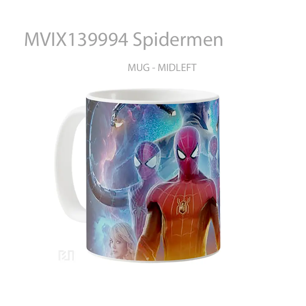 Mug Spidermen Gelas Keramik Unik - All-side / Desain