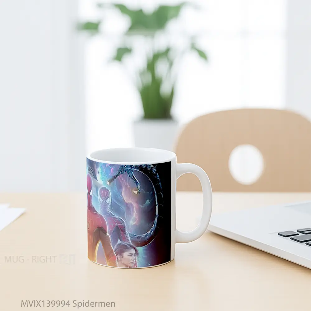 Mug Spidermen Gelas Keramik Unik - All-side / Desain