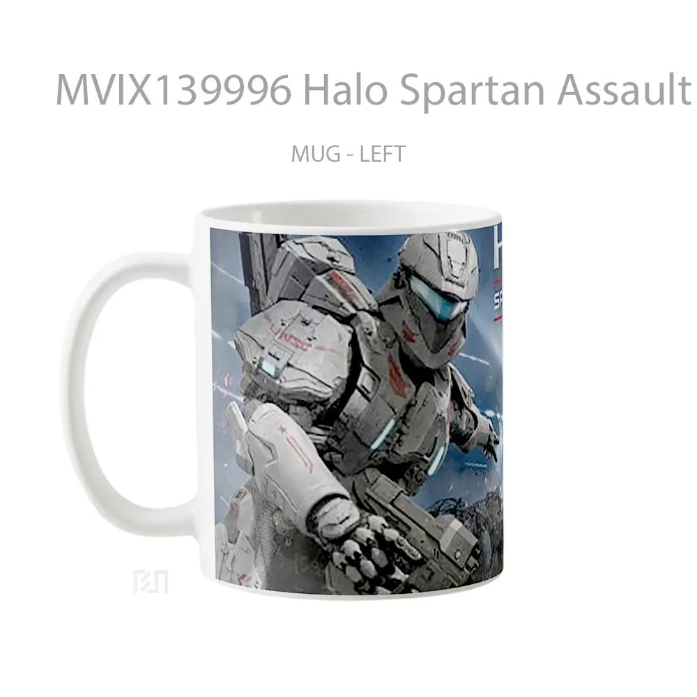 Mug Halo Spartan Assault Cangkir Gamer - All-side / Desain