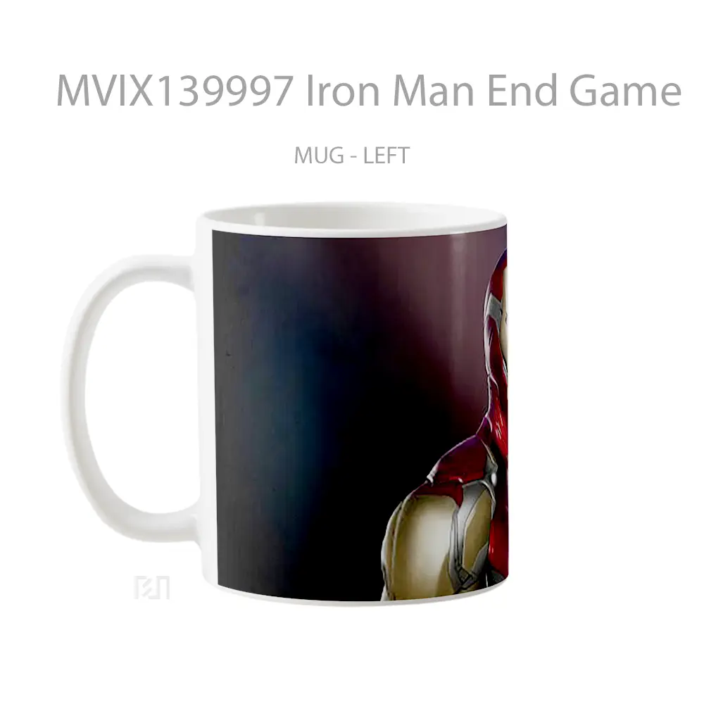 Mug Iron Man End Game Gelas Superhero - All-side / Desain