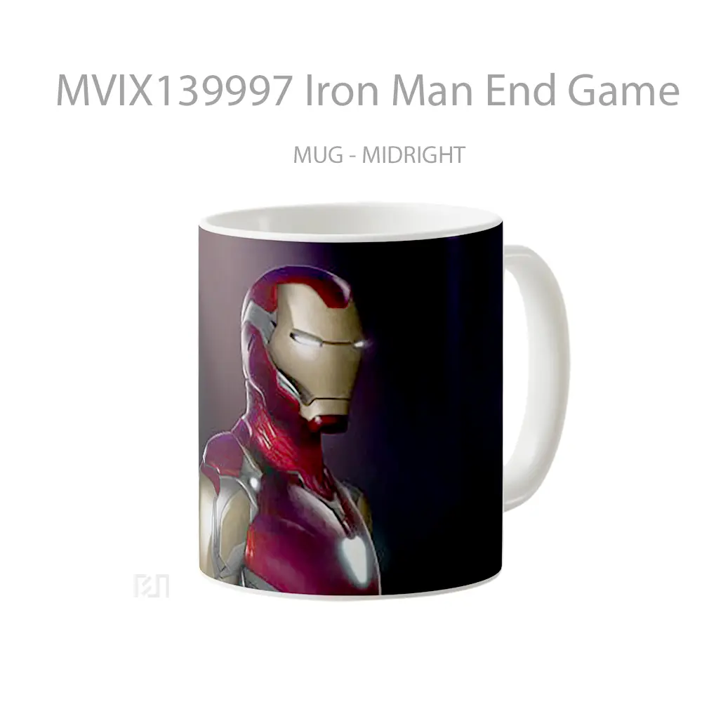 Mug Iron Man End Game Gelas Superhero - All-side / Desain