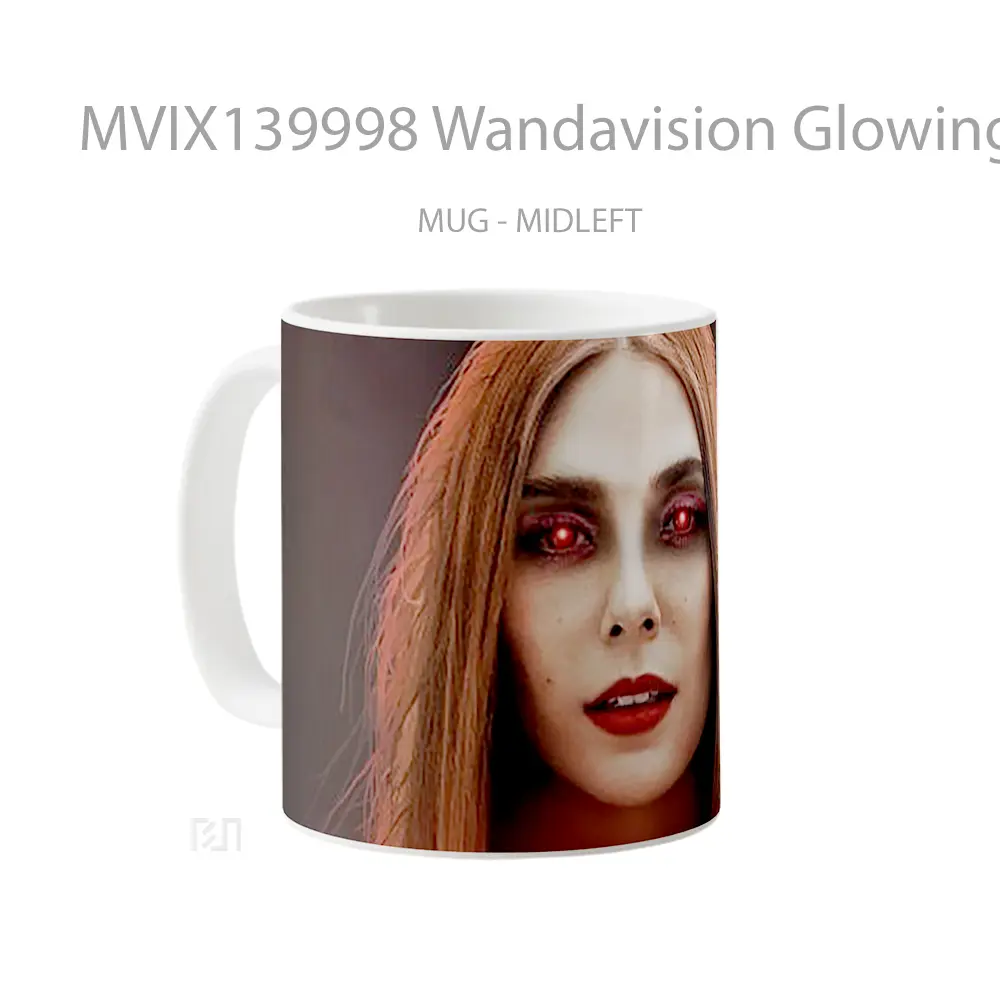 Mug Wandavision Glowing Eyes Gelas Keramik Unik - All-side / Desain